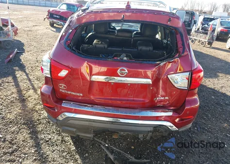 2019 Nissan Pathfinder Platinum из США, поврежденный, VIN 5N1DR2MN1KC638022
